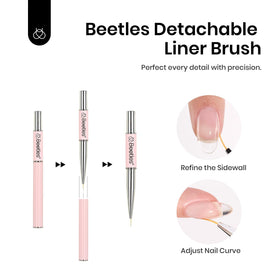 Beetles Gel Polish two 15ml bottles side-by-side showing size scale
