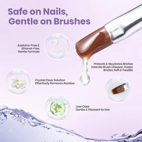 Beetles 85ml bottle held in hand for size and portability ideal for travel or salon