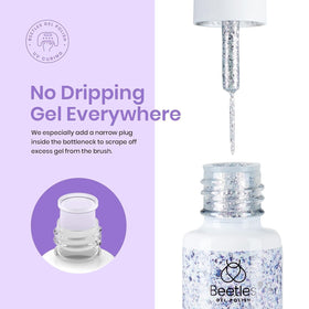 Beetles 5ml bottle beside a coin showing compact travel-friendly size