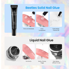 beetles tube beside finger for size scale and easy control