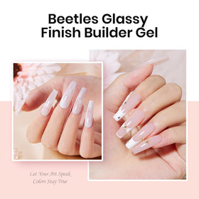 beetles sculpted extension close up showing strong apex and clean finish