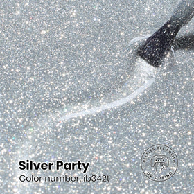 Beetles silver gel brush close-up demonstrating smooth application and control