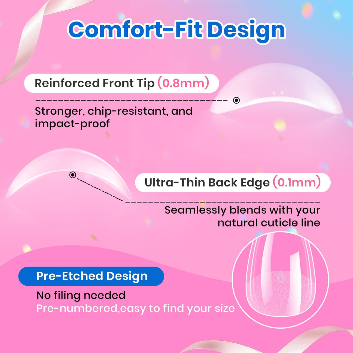 beetles size chart and swatch display helping perfect fit and natural look benefit