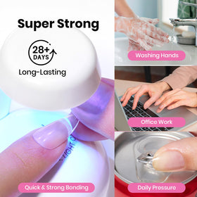 beetles gel polish size chart with tools to match and prep nails accurately
