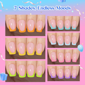 Beetles Gel Polish labeled size chart and nails for fast size matching benefit quick fit