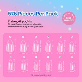 beetles size chart layout with numbered sizes 0–11 for quick perfect fit selection