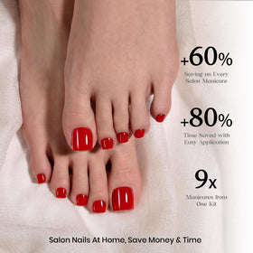Beetles Gel Polish labelled numbered tips showing multiple sizes for accurate fit