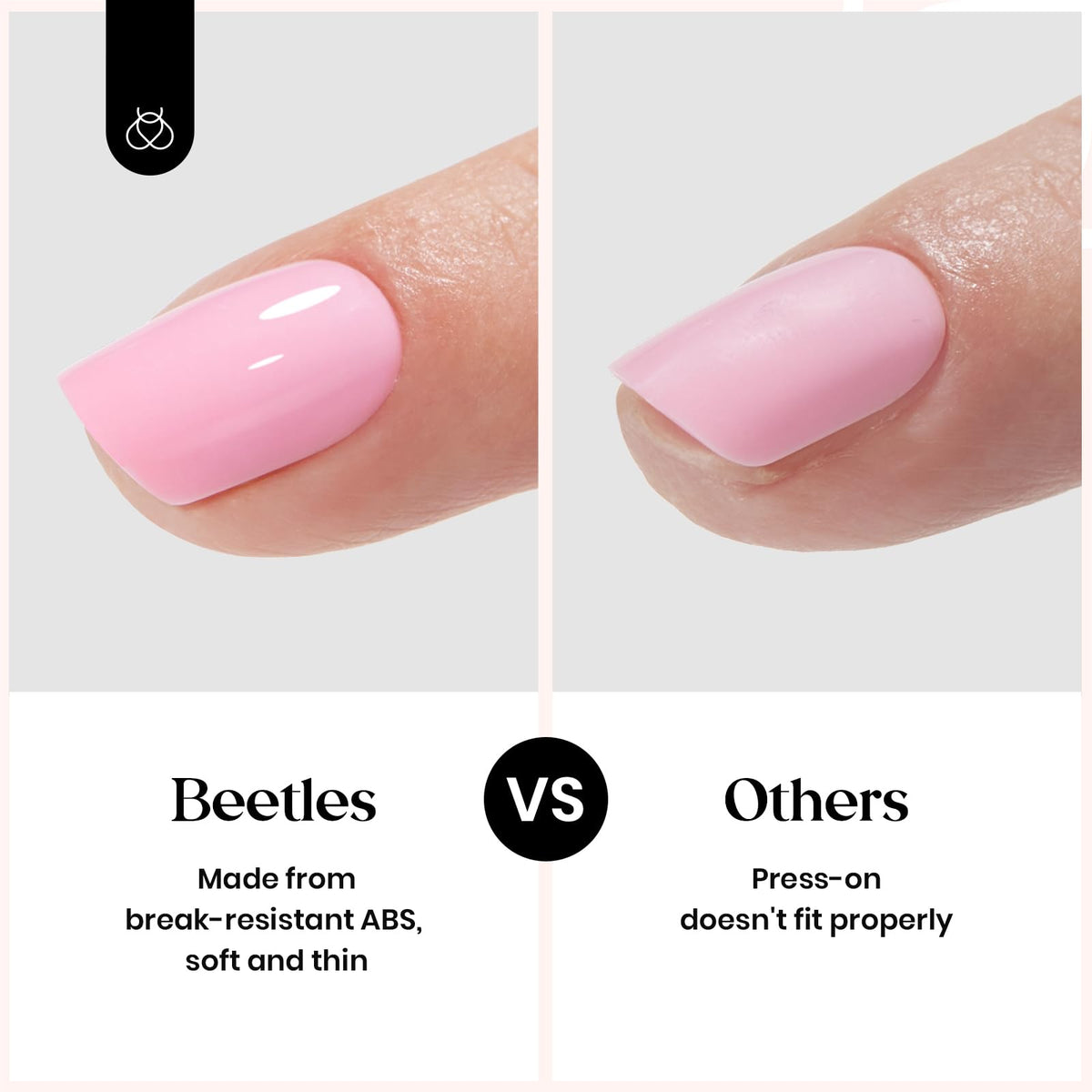 beetles size comparison on hand demonstrating 15 sizes for fit