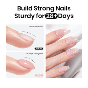 beetles bottle next to ruler showing 15ml scale and generous volume for multiple manicures