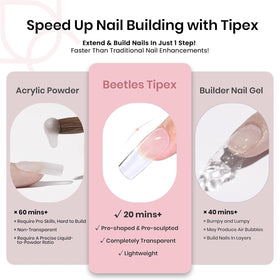 beetles Gel Polish solid gel glue tube with precision applicator for strong bond