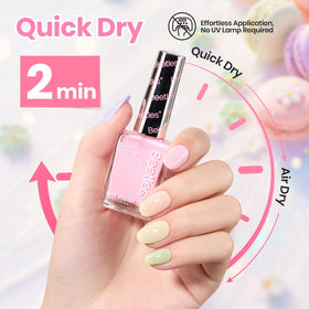 beetles fingertip swatch collection showing true colors and glossy finish