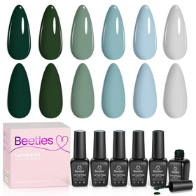 Beetles Gel Polish swatches on wheel showing shade selection ease benefit