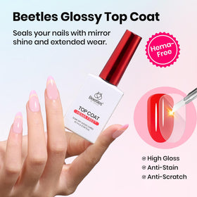 beetles texture and viscosity pour demonstrating smooth self-leveling