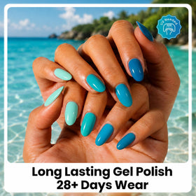 Beetles polish texture closeup showing smooth, high-shine finish for salon look