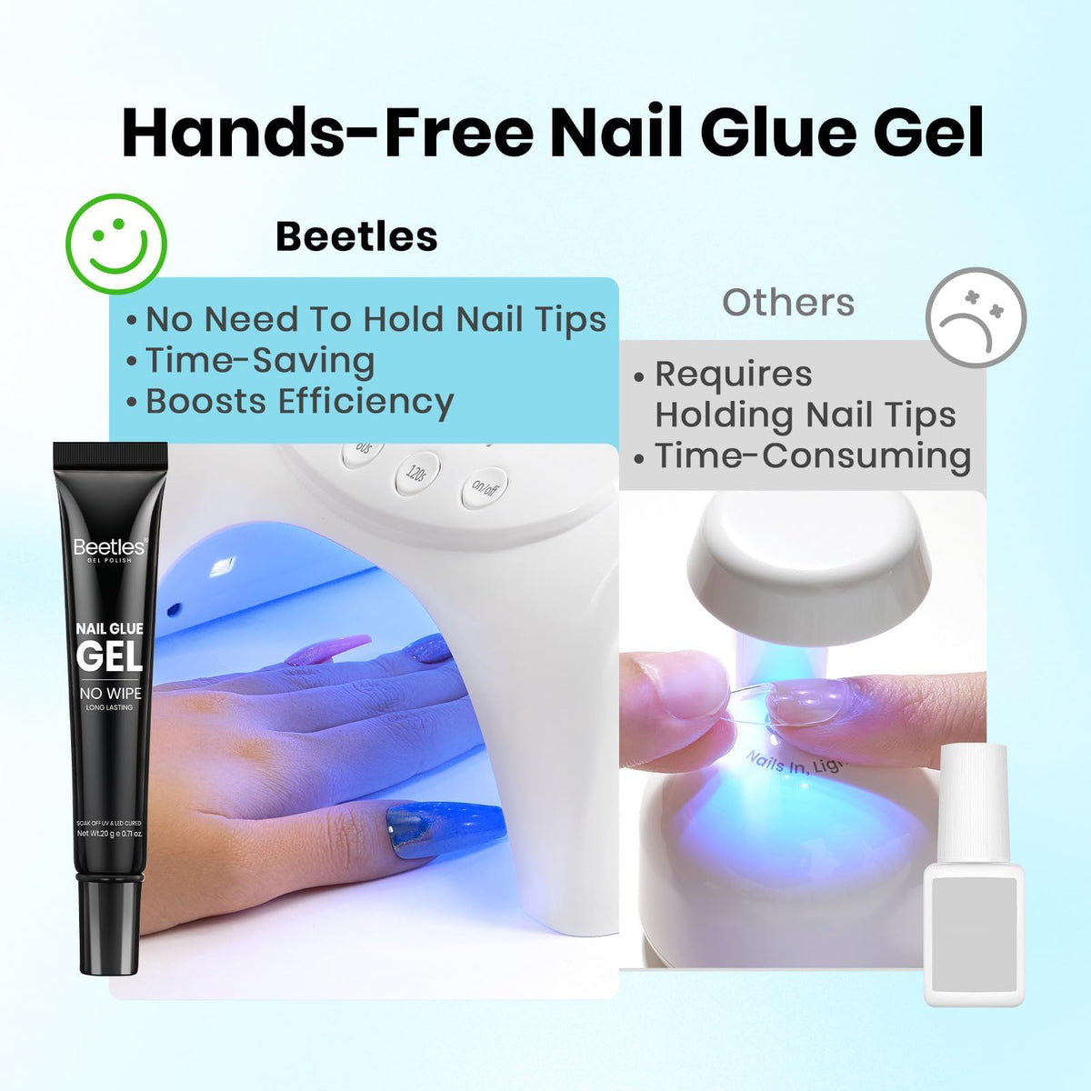 beetles close-up of gel texture highlighting smooth, bubble-free consistency