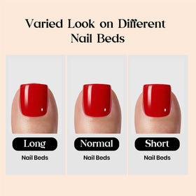 Beetles Gel Polish edge thickness detail showing durable 0.4mm strength benefit