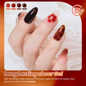 beetles texture on nail tip showing sheer layering benefit buildable translucence