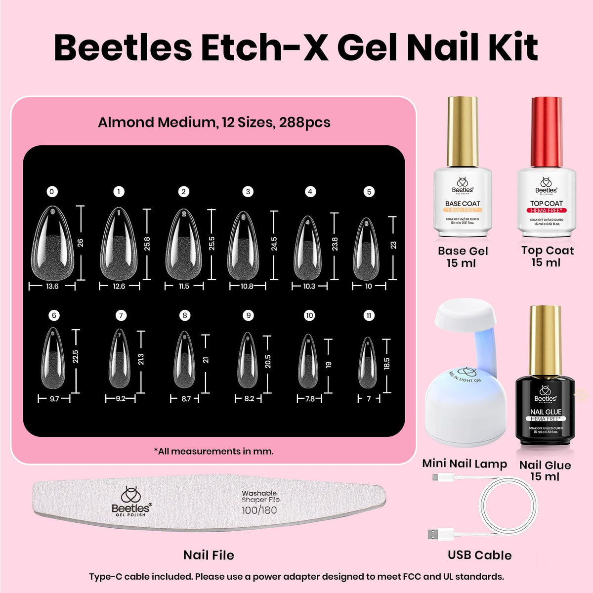 beetles gel polish close-up of tip edge showing thin natural fit