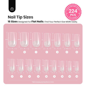 beetles Gel Polish array of tip sizes 00–14 for accurate fitting