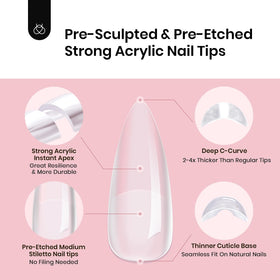 beetles Tipex finished manicure lifestyle shot shows glossy stiletto look achieved easily