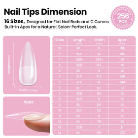 beetles finished manicure showing blended seam for a salon-look seamless finish