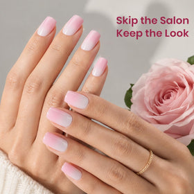beetles Gel Polish close-up of apex curve, built-in support visible and smooth