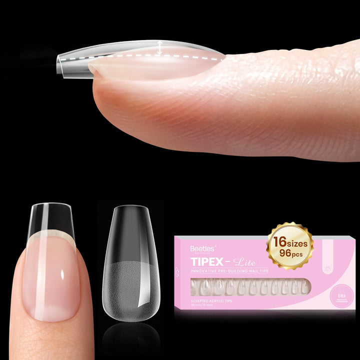 beetles gel polish front packaging showing tip set and sizes for easy selection