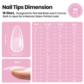 beetles Gel Polish finished almond manicure showcasing salon-like results