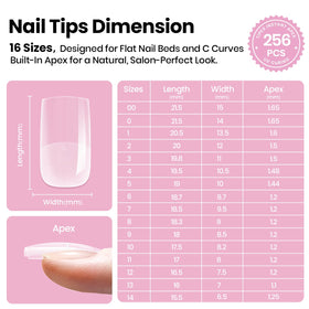 beetles Gel Polish tip applied on natural nail for easy DIY finish