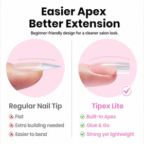 beetles Gel Polish side profile displays apex curve and strength