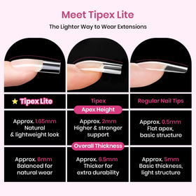 beetles Tipex Lite edge and texture detail highlighting thin cuticle area for seamless blend