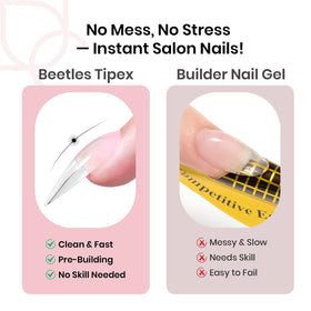 beetles Tipex pre-etched underside detail ensures better glue adhesion and secure fit