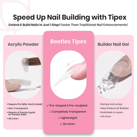 beetles Gel Polish 20g solid gel glue tube showing adhesive for secure tip bonding