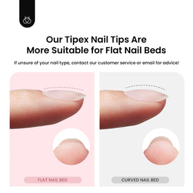beetles gel polish finished short-square nails in lifestyle setting for inspiration