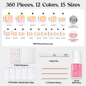 beetles tools and accessories layout including glue tabs and file