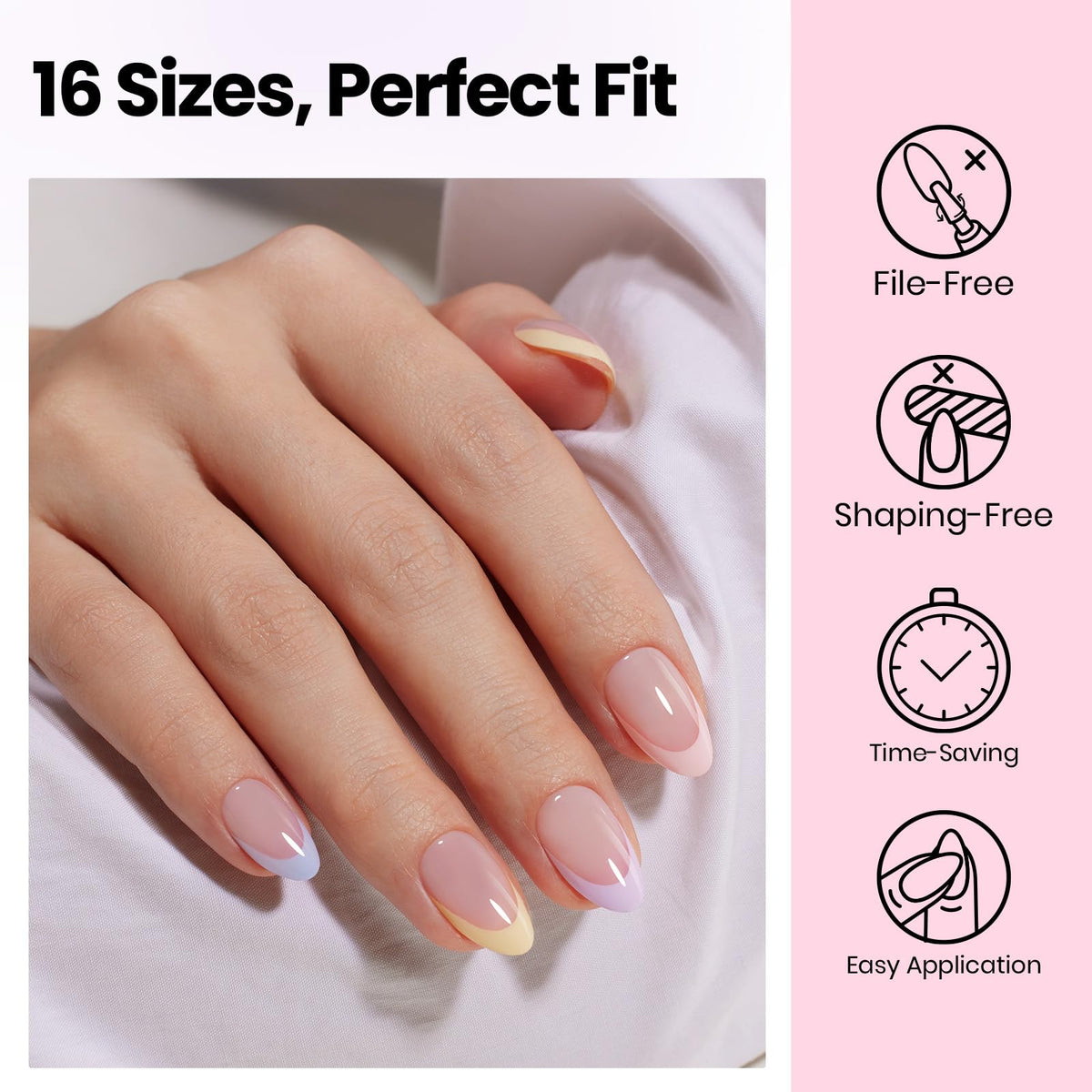 Beetles Gel Polish nail file, clippers and cuticle pusher for clean prep