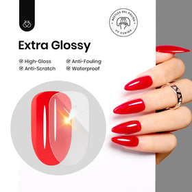 Beetles Gel Polish cap and brush demonstrating smooth application for even coverage