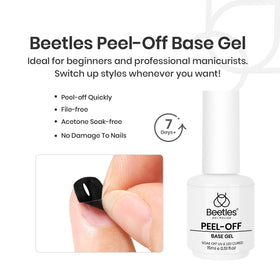 beetles top coat showing high-gloss swatch, brand achieving durable mirror shine
