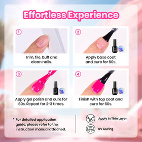 Beetles glossy top coat reflection highlighting long-lasting shine