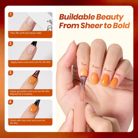 beetles tortoiseshell nail art in progress with dotting tool showing creative control benefit