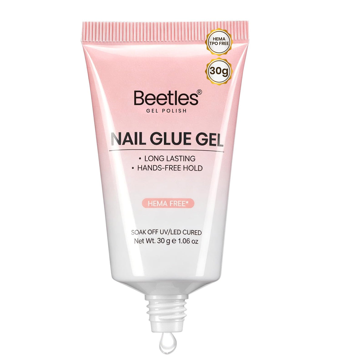 Beetles tube front packaging showing product and clear benefits
