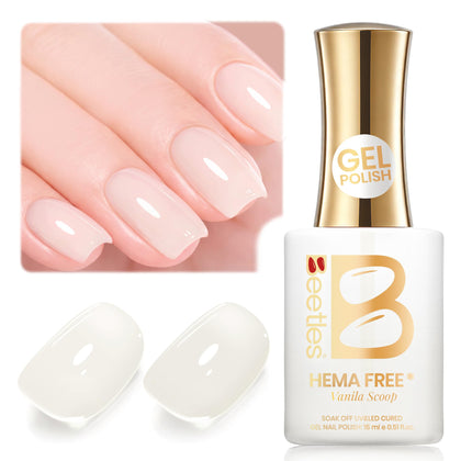 beetles vanilla scoop front bottle showing neutral milkshake shade and elegant label