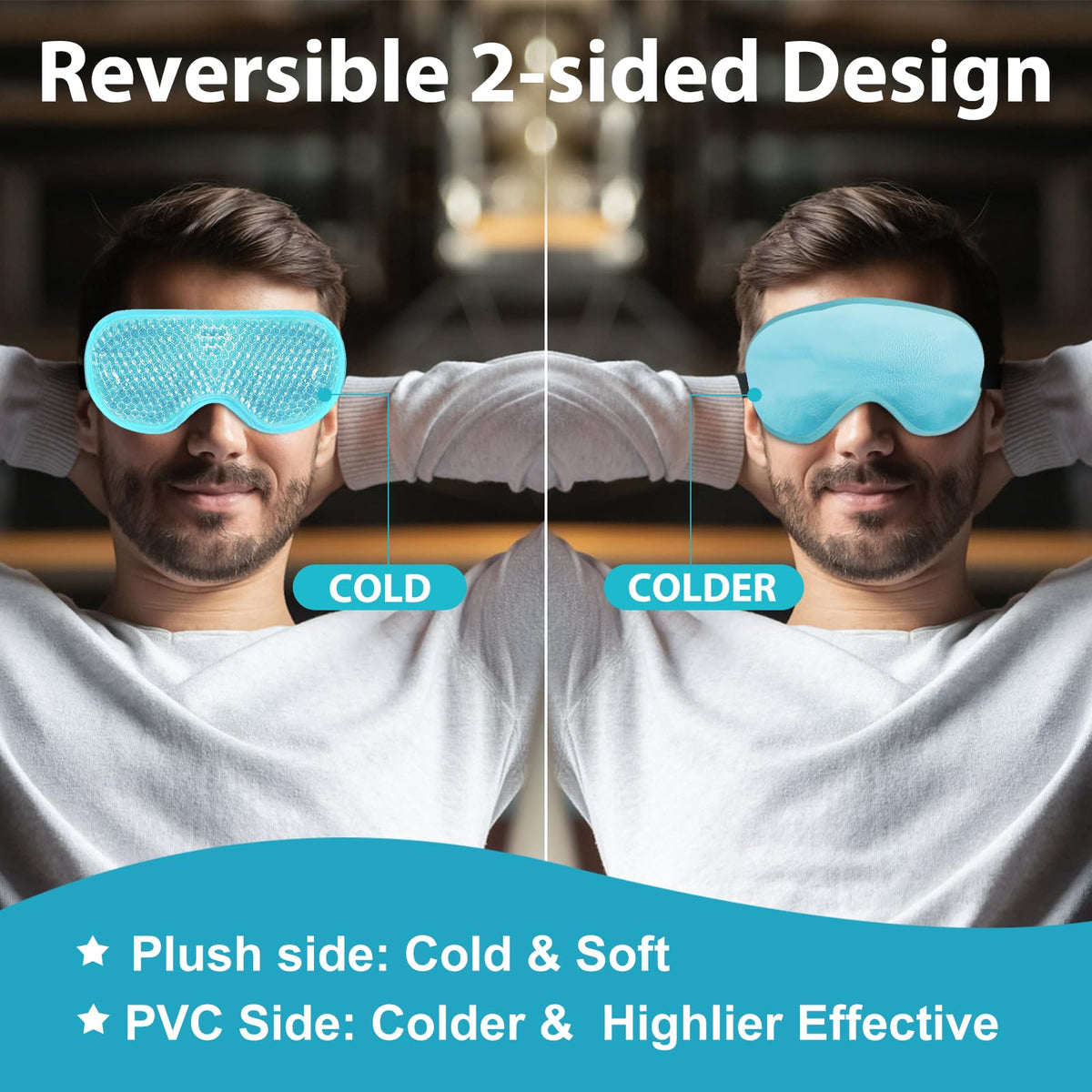 BeeVines reversible plastic and plush sides visible, choose intense or gentle comfort