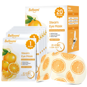 BeHoomi front packaging showing 20-pack and orange design with clear benefits