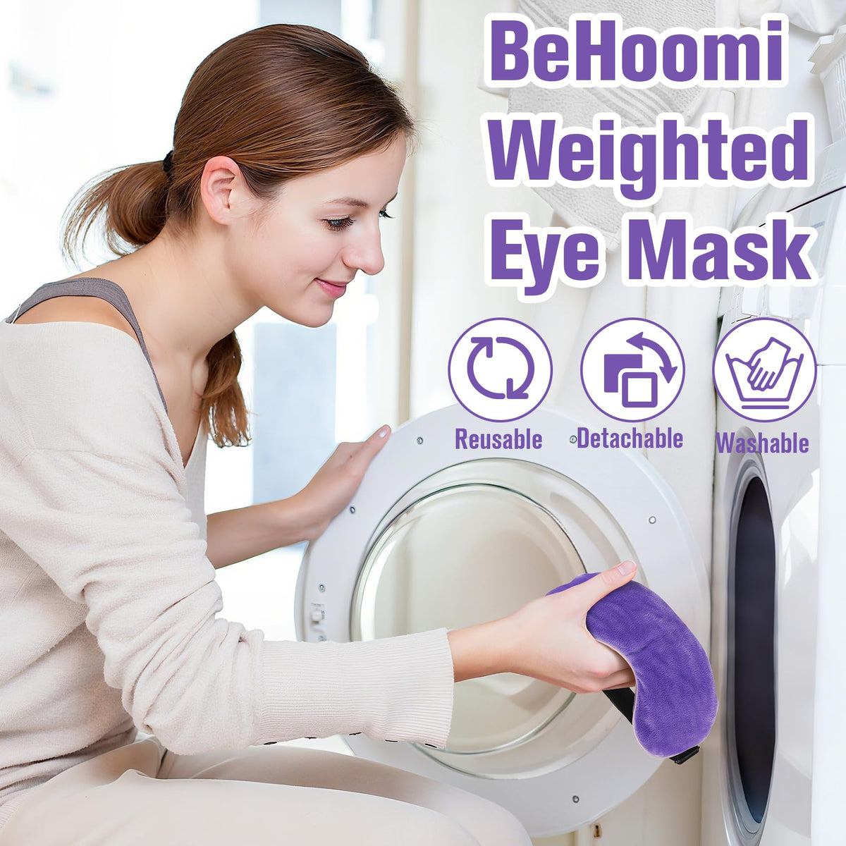 BeHoomi pouch warming in microwave, demonstrates quick safe heating benefit