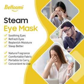 BeHoomi mask worn by model demonstrating comfortable restful fit