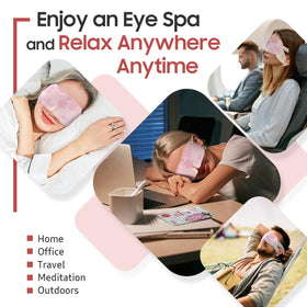 BeHoomi mask in travel pouch lifestyle for on-the-go relaxation