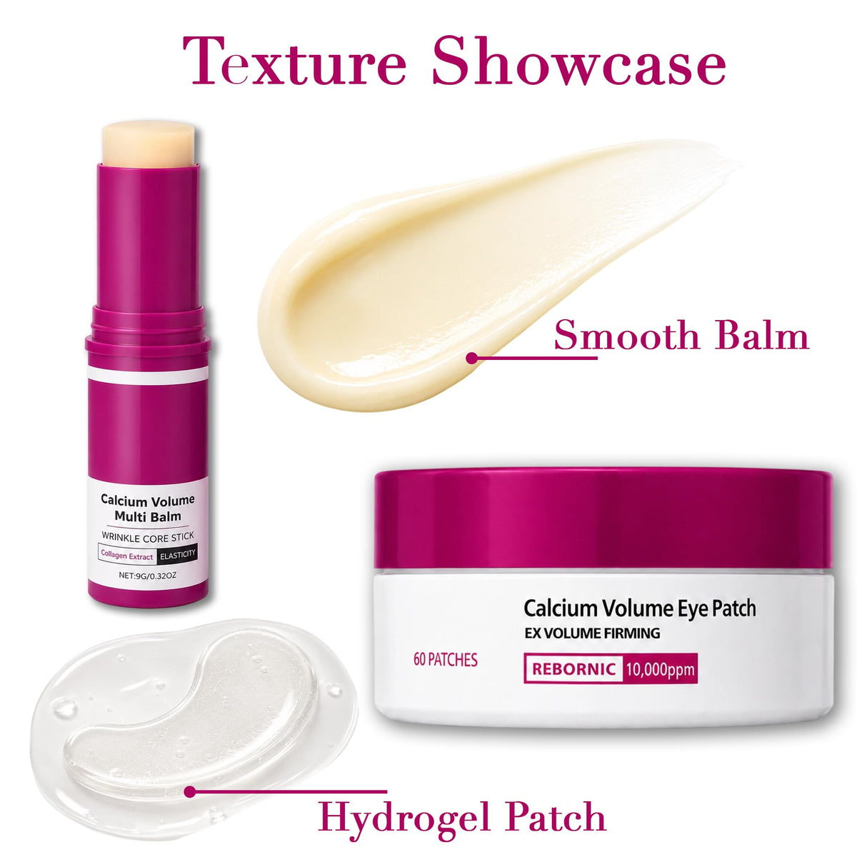 BeiBreeze close-up hydrogel patch texture highlighting hydration delivery benefit