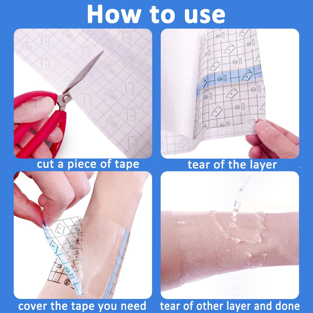 Beieverluck backing paper grid being cut to size for precise application