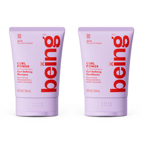 being CURL POWER front packaging showing set and benefits